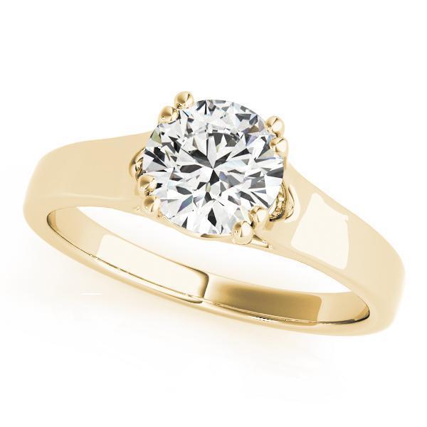 3/4 ct tw Trellis Solitaire Engagement Ring F  VS  Diamonds GIA Center