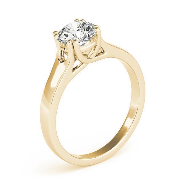 3/4 ct tw Trellis Solitaire Engagement Ring F  VS  Diamonds GIA Center