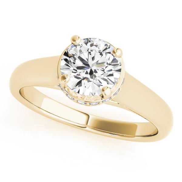 1 ct tw Trellis Engagement Ring with F Color VS Clarity GIA Certified Diamond