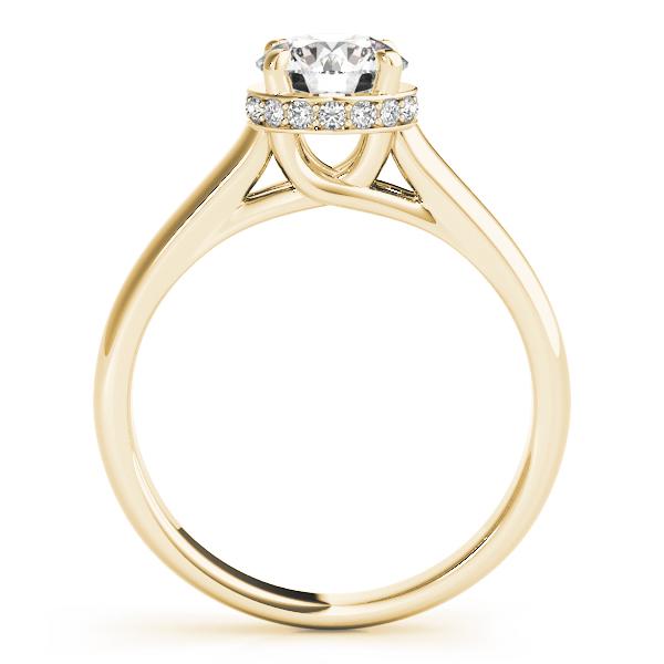 1 ct tw Trellis Engagement Ring with F Color VS Clarity GIA Certified Diamond