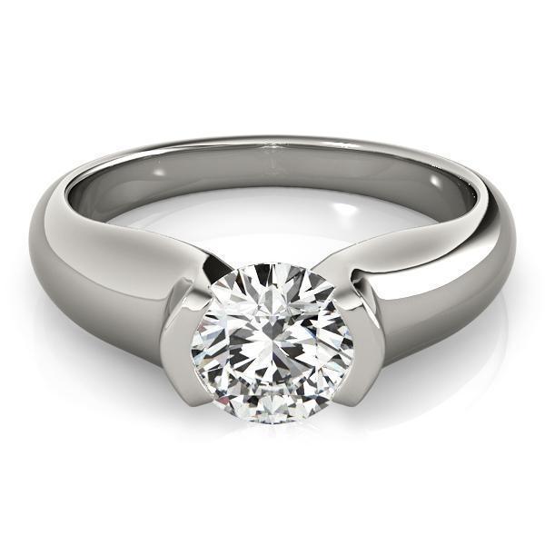 1/2 ct tw Solitaire Engagement Ring F  VS  Diamonds GIA Center