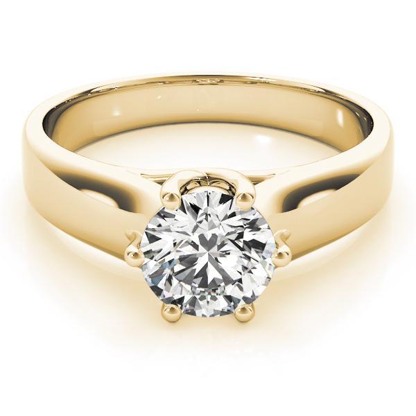 3/4 ct tw Solitaire Diamond Engagement Ring F VS GIA Certified Diamond