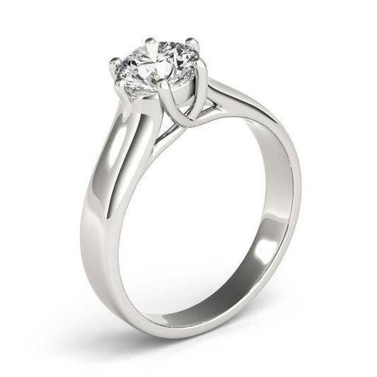 3/4 ct tw Solitaire Diamond Engagement Ring F VS GIA Certified Diamond