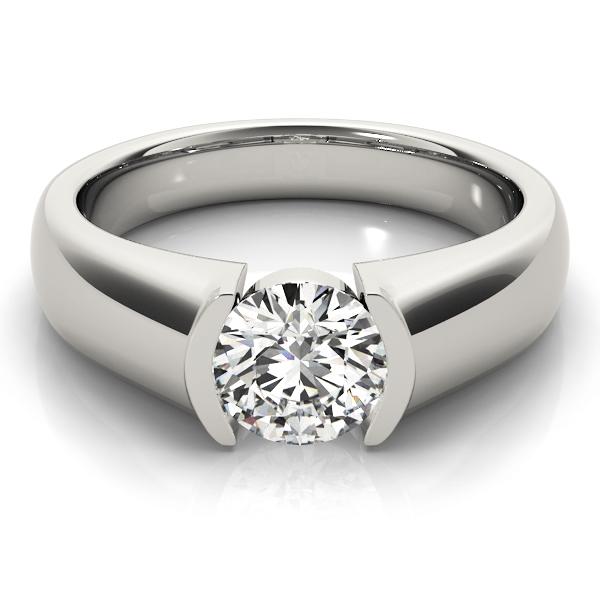 1/2 ct tw Solitaire Engagement Ring F  VS  Diamonds GIA Center