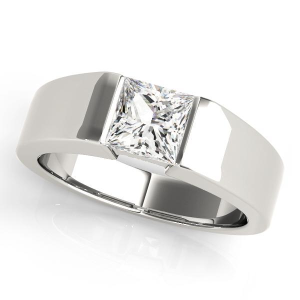 1 2/3 ct tw Solitaire Princess Engagement Ring F VS GIA Center