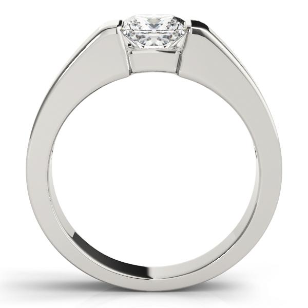 1 2/3 ct tw Solitaire Princess Engagement Ring F VS GIA Center