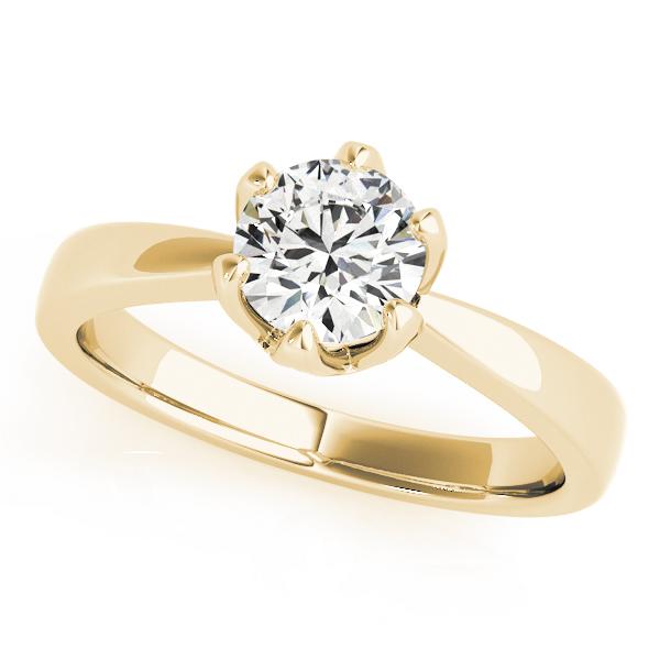 3/4 ct tw Solitaire Engagement Ring F VS GIA Center