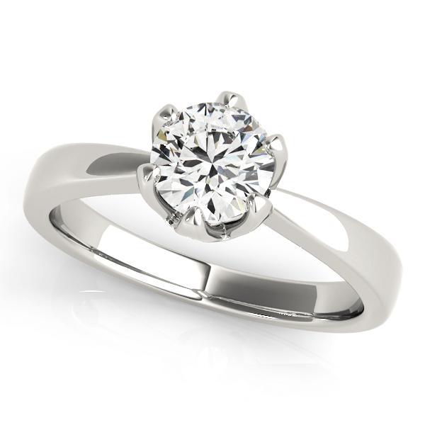 3/4 ct tw Solitaire Engagement Ring F VS GIA Center