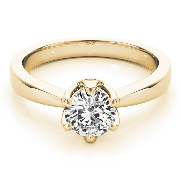 3/4 ct tw Solitaire Engagement Ring F VS GIA Center