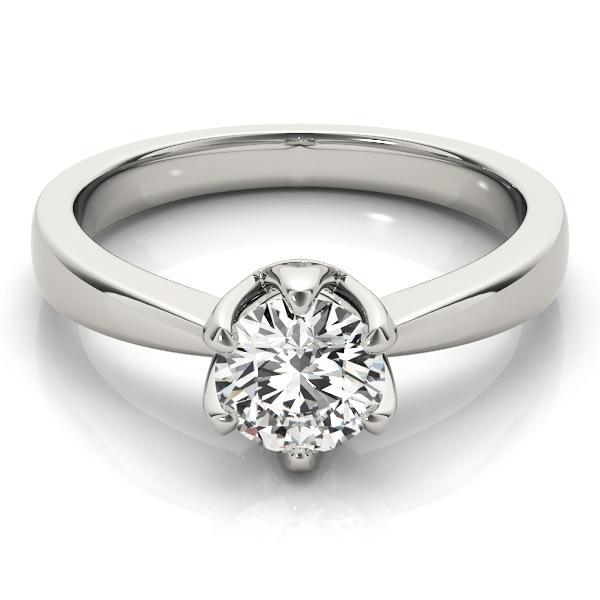 3/4 ct tw Solitaire Engagement Ring F VS GIA Center