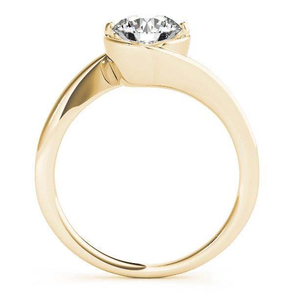 1/2 ct tw Solitaire Engagement Ring F VS GIA Center