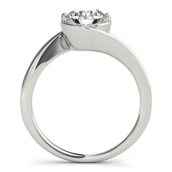 1/2 ct tw Solitaire Engagement Ring F VS GIA Center