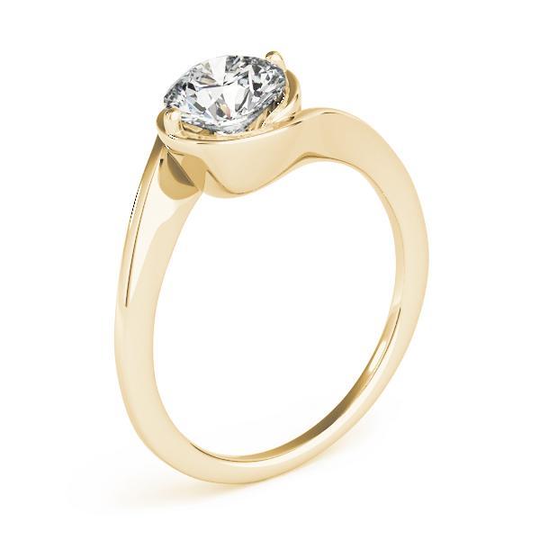 1/2 ct tw Solitaire Engagement Ring F VS GIA Center