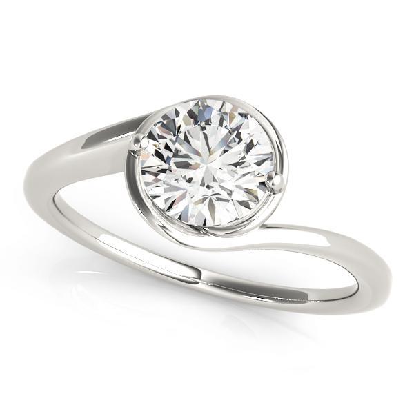 1 ct tw Solitaire Engagement Ring F VS GIA Center