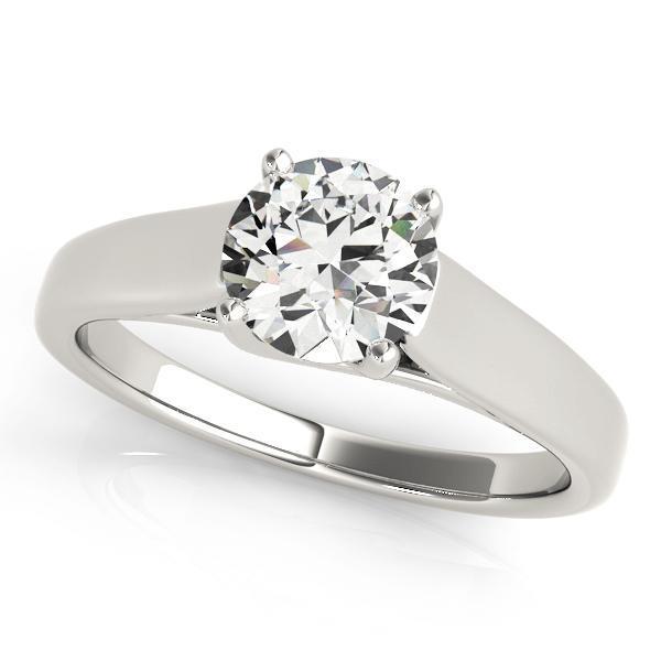 1/2 ct Solitaire Engagement Ring F VS GIA Center