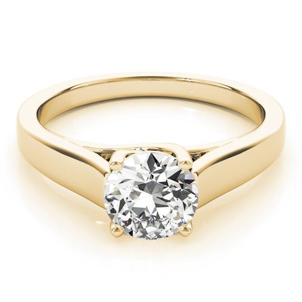 1/2 ct Solitaire Engagement Ring F VS GIA Center