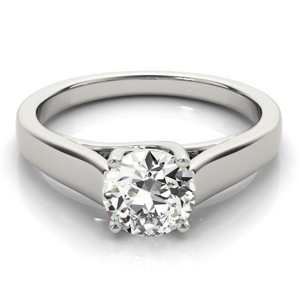 1/2 ct Solitaire Engagement Ring F VS GIA Center