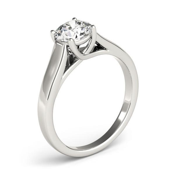 1/2 ct Solitaire Engagement Ring F VS GIA Center