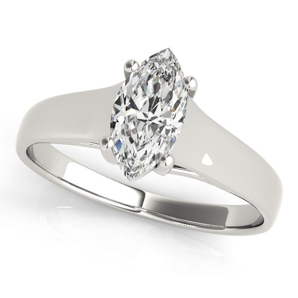 3/8 ct tw Solitaire Engagement Ring F VS GIA Center