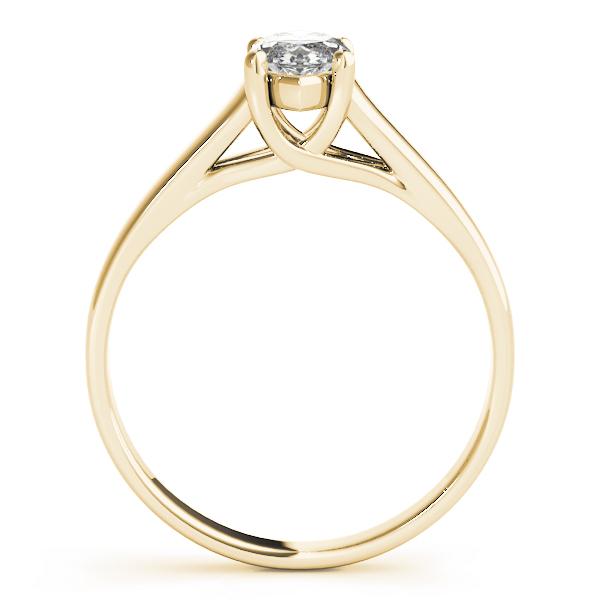 3/8 ct tw Solitaire Engagement Ring F VS GIA Center