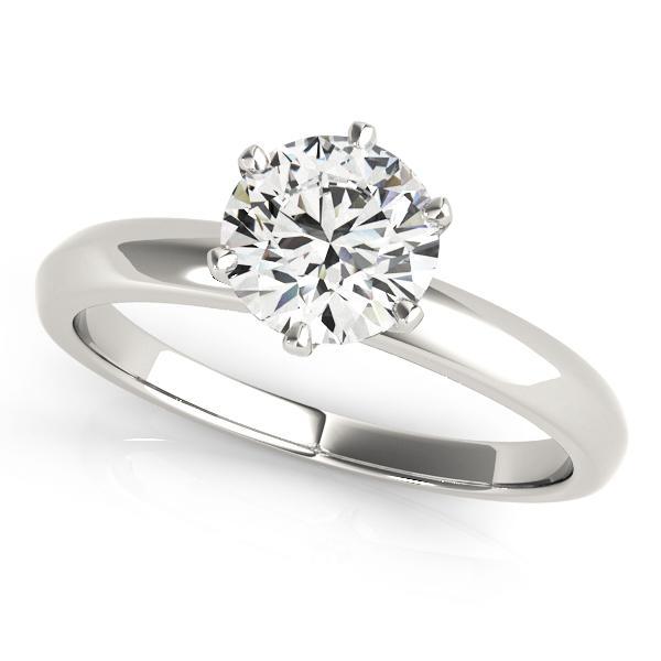 1/2 ct tw Solitaire Engagement Ring F VS GIA Center