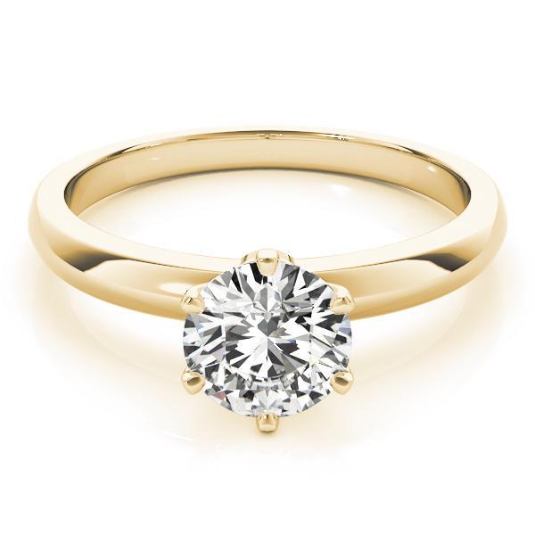 1/2 ct tw Solitaire Engagement Ring F VS GIA Center