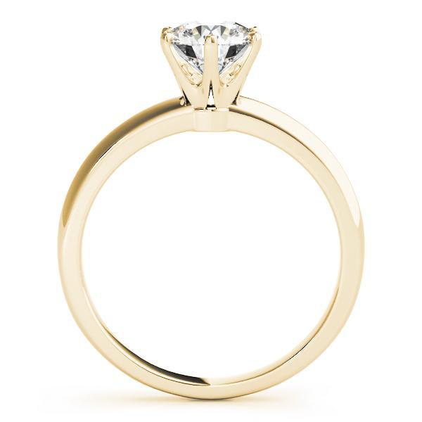 1/2 ct tw Solitaire Engagement Ring F VS GIA Center