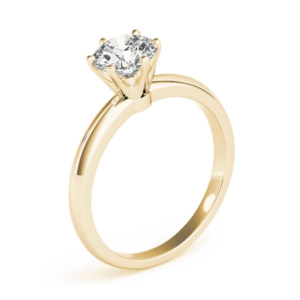 1/2 ct tw Solitaire Engagement Ring F VS GIA Center