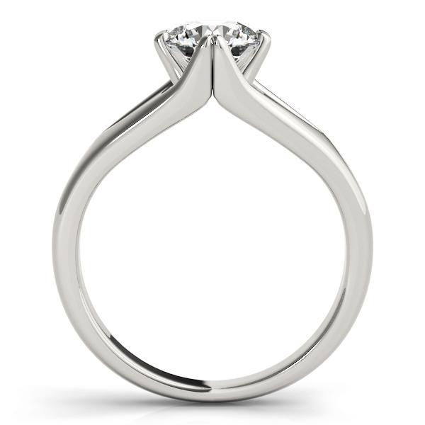 1/2 ct tw Solitaire Engagement Ring F VS GIA Center