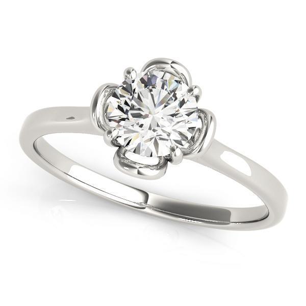 1/3 ct tw Solitaire Solitaire Engagement Ring F Color VS Clarity Diamonds GIA Center