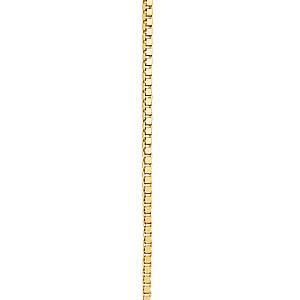 14k Gold High Polish 20 Inch .55mm Box Chain. Aprox. Gold Weight: 1.42 grams