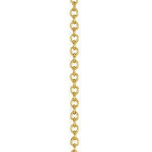 14k Gold High Polish 20 Inch .70mm Cable Chain. Aprox. Gold Weight: 1.71 grams