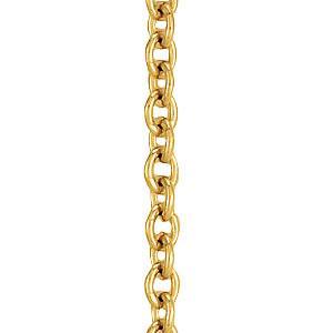 14k Gold High Polish 18 Inch 2.1mm Cable Chain. Aprox. Gold Weight: 2.89 grams