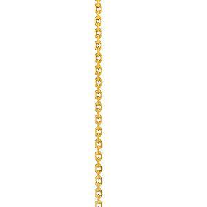 14k Gold High Polish 20 Inch .70mm Cable Chain. Aprox. Gold Weight: .94 grams