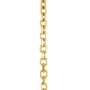 14k Gold High Polish 24 Inch 1.5mm Cable Chain. Aprox. Gold Weight: 4.16 grams