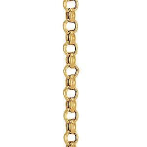 14k Gold High Polish 24 Inch 1.9mm Rolo (Hollow) Chain. Aprox. Gold Weight: 1.41 grams