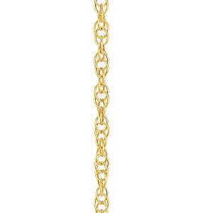 14k Gold High Polish 24 Inch 1.2mm Rolo Chain. Aprox. Gold Weight: 1.44 grams