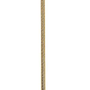 14k Gold High Polish 20 Inch .80mm Snake Chain. Aprox. Gold Weight: 4.73 grams