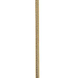 14k Gold High Polish 24 Inch .80mm Snake Chain. Aprox. Gold Weight: 5.69 grams