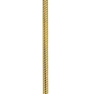 14k Gold High Polish 20 Inch 1mm Snake Chain. Aprox. Gold Weight: 7.11 grams