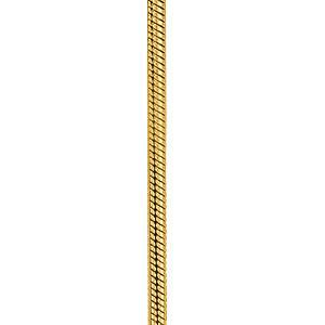 14k Gold High Polish 24 Inch 1mm Snake Chain. Aprox. Gold Weight: 8.53 grams