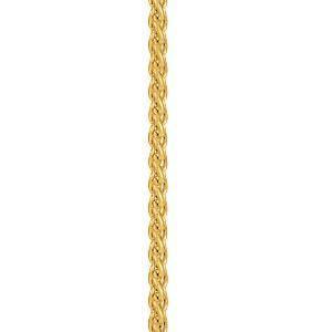 14k Gold High Polish 20 Inch 1.5mm Wheat Chain. Aprox. Gold Weight: 3.83 grams