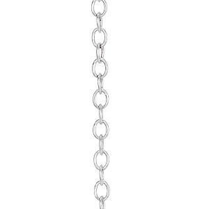 14k Gold High Polish 24 Inch 1.3mm Cable (Open) Chain. Aprox. Gold Weight: 2.03 grams