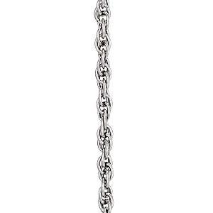 14k Gold High Polish 16 Inch 1.3mm Rope (Light) Chain. Aprox. Gold Weight: 4.38 grams