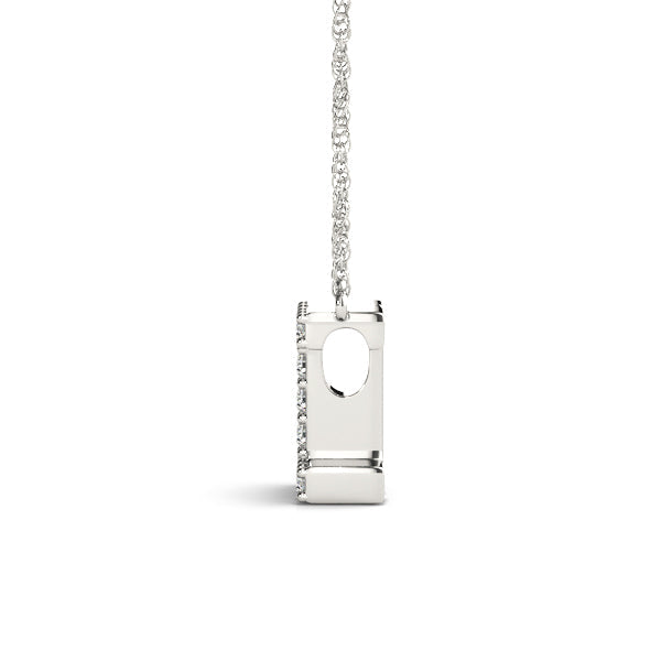 1/20 ct tw Petite Diamond Initial Pendant with VS Clarity Diamonds