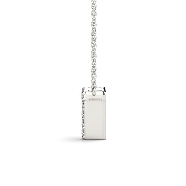 1/20 ct tw Petite Diamond Initial Pendant with VS Clarity Diamonds