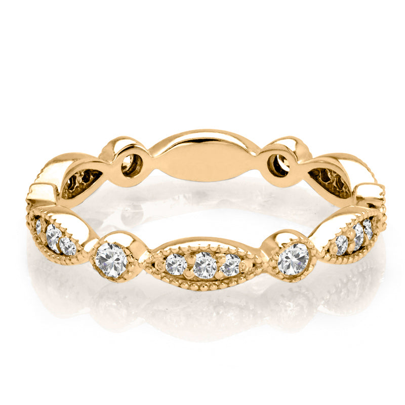 14kt Gold 1/3 ct tw Ring F VS Diamonds